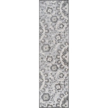 Lucena Modern Medallion High-low Indoor/outdoor Area Rug
